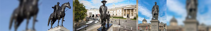 Trafalgar square statues